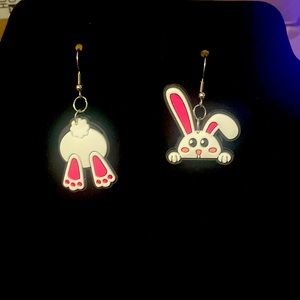 Easter bunny earrings